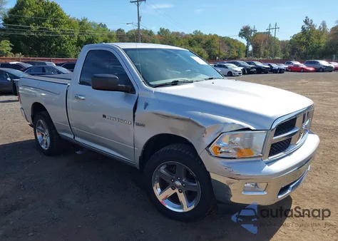 2012 Ram 1500 Slt из США, поврежденный, VIN 3C6JD7BT2CG221518